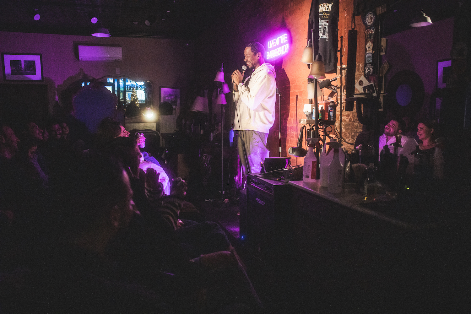 Live at the Barbershop NYC: Thursday Stand Up Comedy in the East Village ticket card image