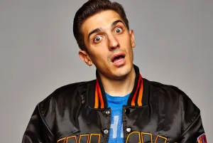 Andrew Schulz performing at Live at the Barbershop NYC